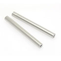 CML Racing CEN M3X57mm Threaded Aluminum Link (Silver Anodized) - 2Pcs